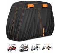 Golf Cart Cover for PowaKaddy FX3 2020-2023 2024 2025 2026+, 420D Oxford Water-Resistant Outdoor Storage Cover with 4 Air Vents, Wind Straps Rain Sun Dust Protection