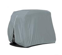 Golf Cart Covers, 210D Oxford Cloth Waterproof Golf Buggy Storage Cover With Adjustable Windproof Strap And Zipper For Outdoor And Indoor, 242X122x168cm