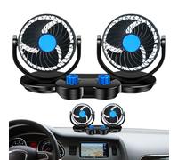 Golf Cart Fan - Head Electric Vehicle Cooling Fan With Adjustable Rotation And Solid Airflow, Compact Mountable Design | Automotive Part
