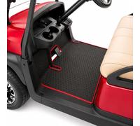 Golf Cart Floor Mat for Golf Buggy, Honeycomb Rubber Floor Liner, Non-Slip Replacement Mat for EZGO Express S4 2012+ Easy Clean Golf Cart Accessories