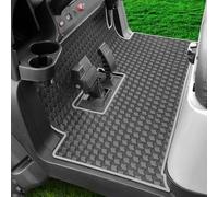 Golf Cart Floor Mat for Precedent Floor Mat, 3/10" Thickness Rubber Full Coverage Precedent Mat, Fit for Club Car Precedent (2004-2025) / Onward & Tempo (2017-2025) / Villager & V4L (2019-2025) Gray
