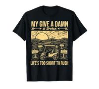 Golf Cart Not My Problem Funny Golfer Sarcastic Quote T-Shirt