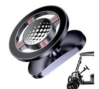 Golf Cart Phone Holder Magnetic - 360 Degree Rotatable Magnetic Phone Holder - Alloy Smartphone Stand for Outdoor Gym Home Course Club Travel Women Men Golfer