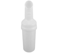 Golf Cart Sand Bottle for Push Cart with Curved Lip and Precise Sand Dispensing, White Plastic Divot Filling Holder Bucket for Trolley Accessories, for Golfing