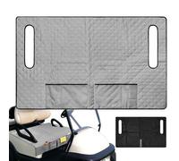 Golf Cart Seat Cover for Club Car Precedent i2 2004-2017 2018 2019, Non Slip Seat Cushion Protector with 4 Pockets Washable 2-Person Seats Windproof Golf Cart Pad