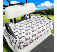 Golf Cart Seat Covers Club Car Golf Cart Accessories, Golf Carts Seat Towel Blanket, Cute Golf Seat Covers for Club Car and More 2-Seat Golf Cart Decorations Gifts for Women Golfer Golfans, 52"x 32"