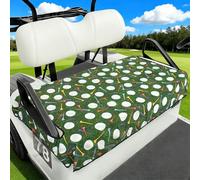 Golf Cart Seat Covers Club Car Golf Cart Accessories, Golf Carts Seat Towel Blanket for Men Women, Golf Seat Covers for Club Car and More 2-Seat Golf Cart Decorations Gifts for Dad Golfer, 52"x 32"