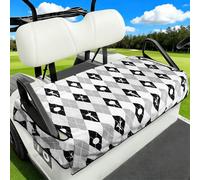 Golf Cart Seat Covers Club Car Golf Cart Accessories, Golf Carts Seat Towel Blanket for Men Women, Golf Seat Covers for Club Car and More 2-Seat Golf Cart Decorations Gifts for Dad Golfer, 52"x 32"