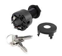 Golf Cart Starter Switch, Ignition Switch, for Club Car Precedent Key Switch Electric 2004+ 2 Terminal OEM #102508601 (Dark Grey)
