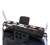 Golf Cart Storage Baskets, No-Drilling Heavy Duty Front Organizer with Cooling Compartment, Dashboard Container Solution for Women, Men, Golf Transport, 32.28x4.72x4.72 inches
