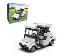 Golf Cart Toy Building Set for Adults Compatible with Lego Golf - Golf Party Decor, Desk Decor, Golf Gift, Complete with Display Cover