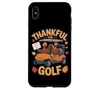 Golf Cart Turkeys Thankful For Golf Fall Season Case for iPhone XS Max