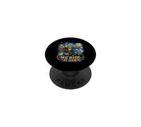 Golf Cart We Ride At Dawn Frog Golf Meme PopSockets Adhesive PopGrip