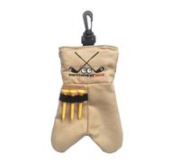 Golf Cartoon: Portable Ball Storage, Handy Organizer with Clip Hook, Case and Durable | Carry Phone Keys T-Shirts Cash Cards