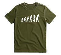 Golf Caveman Evolution Funny Golfer Shirt Unisex Golfing Tee for Golfers