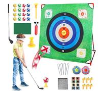 Golf Chip Game - Golf Practice Strike Game 138x136x92cm - Nine Square Number Throwing Games Interactive Football Toys Sports Training Aid for