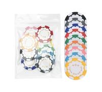 Golf Chip Markers - 40mm Position Discs, ABS Golf Tokens | Magnetic Iron Plates Ball Locator Chips, Fun Practice Game Accessories Putting Training Course Play Club Green Fairway Use Pro X