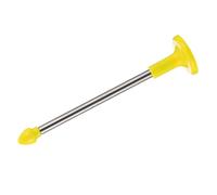 Golf Chipping Direction Indicator Rod with Magnetic Base for Swing Training | Two-section Scalable Fibreglass Design, Yellow ABS Holder, Visual Feedback for Wedges, Club Heads and Indoor Practice