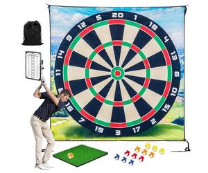Golf Chipping Game, Battle Golf Game Practice Set, Golf Chipping Mat Sticky Golfs Darts Chipping Game, Indoor Outdoor Golfs Hitting Mat, Training Aid for Beginners Enthusiasts Kids Adult