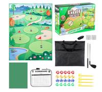 Golf Chipping Game | Golf Hitting Practice Mat Kit,Swing Putting Trainer Set | for Kids Adults Home Backyard Indoor Outdoor Yard Lawn Party Carnival Beach Garage Range Family