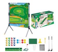 Golf Chipping Game, Outdoor Golf Set, 38.58x29.13x19.69 Inches, Practice Sports Toy with Putting Mat and Accessories, Indoor Lawn Beach Camping Training for Backyard Fun
