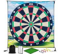 Golf Chipping Game Set with Sticky Balls Target, Dart Practice for Indoor Single or Multiplayer Play, Family Party Fun