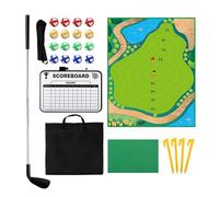 Golf Chipping Game With Hitting Mat - Interactive Training Equipment With Sticky Putting Green For Indoor & Backyard Practice | Golf Chipping Set For Family Fun & Skill Development