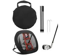 Golf Chipping Net - Nylon Foldable Easy Assembly | Exercise Aid for Short Game in the Garden, for Impact Accuracy, Swing Training & Indoor Exercise for All