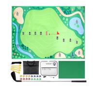 Golf Chipping Trainer, Foldable Sticky Hitting Mat, Portable Swing Practice Mat with Lightweight Build, Golf Training Accessory for Patio and Park, Sports Mats with Easy Setup, Yard Grassland