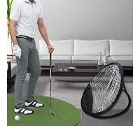 Golf Chipping Training Net - Effective Swing Aid for Indoor Outdoor Practice Improve Accuracy Durable Nylon with Flexible Frame Instant Setup Great Golfers of All Abilities