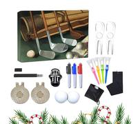 Golf Christmas Countdown Advent | Christmas Holiday Count Down Calendar,Golf Tools for Golfers Enthusiasts Beginners Professionals Men Women Outdoor Practice