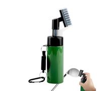 Golf Cleaning Brush - Grooved Cleaner with Retractable Lanyard | Compact and Anti-Loss Golf Club Brush for Irons, Wedges and Woods, Essential Golf Accessories for Players