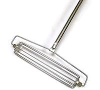 Golf Cleaning Equipment,Golf Sand Bunker Rake, Stainless Roller Sand Trap Rakes,for Garden Landscape Beach Grass