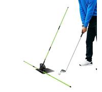 Golf Club Angle Calibration Stand - Steel 111x116cm Swing Training Aid | 1200g Adjustable Alignment Stick | Numerical Marking Tool Is Perfect For Adjusting The Swing Plane And Aiming Line Practice