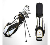 Golf Club Bags for Men, Stand Bag 14 Way Divider | Ultra Light Perfect for Course with Dual Straps for Easy To Carry(Yellow,B)