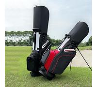 Golf Club Bags - Lightweight Cart Golf Bag Professional,Removable Shoulder Strap,14 Way Organizer Divider,for Ultimate Convenience,for Men Women(Black and white)
