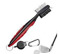 Golf Club Brush Ergonomic Cleaning Brush with Extendable Pull Strap Sports Accessories for Golf Course Tournament Changing Room Indoor Training Bag