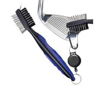 Golf Club Cleaner Ergonomic Golf Brush with Retractable Pull Cord