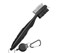 Golf Club Cleaner | Ergonomic Golf Brush with Retractable Zip-line - Club Accessories for Driving Range Home Practice Outdoor Course Vacation