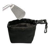 Golf Club Cleaning Bag, Golf Ball Cleaner Pouch, Golf Club Scrub Bag For Cleans Club Grooves, Waterproof Fabric Liner, Machine Washable