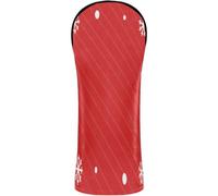 Golf Club Cover Set Premium Leather Headcovers with Number Tag for Driver & Fairway Woods Candy Cane Peppermint Stripes Christmas
