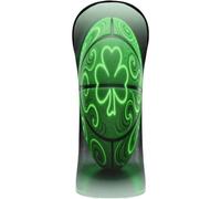 Golf Club Cover Set Premium Leather Waterproof Headcover with Number Tags for Driver & Fairway Woods Basketball Shamrock Lucky Clover Irish St Patrick's Day