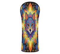 Golf Club Cover Set Pu Leather with Interchangeable No. Tags for Driver & Fairway Woods Mexican Día De Los Muertos Hairless Dog Xoloitzcuintli