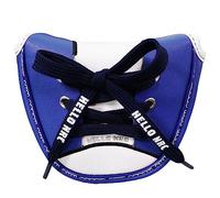 Golf Club Covers 1 Pcs Golf Mallet Putter Cover Headcover Magnet Closed PU Leather Waterproof Shoe Styles Golf Club Head Covers Golf Head Covers(Blue)
