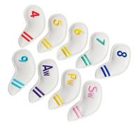 Golf Club Covers 9 Pcs Golf Club Cover Supplies Golfs Protector Magnetic Accessory Head Putter Rod Accesories Golf Head Covers
