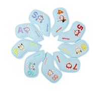 Golf Club Covers 9 Pieces,9 Piece Easter Bunny Pattern Golf Accessories - Easy Slide Up Club Cover | for Men, Women, Girlfriend, Dad, Golf Lovers, Outdoor Golf, Easter
