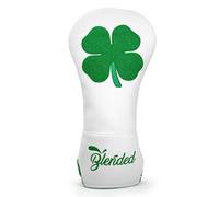 Golf Club Covers Embroidery Green Lucky Clover Driver Covers Golf Headcover Leather Golf Head Covers for Most Brand (for Driver)