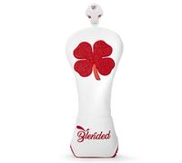 Golf Club Covers Embroidery Red Lucky Clover Driver Cover Fariway Wood Headcover Hybrid Head Covers Leather Golf Headcovers for Most Brand (for Hybrid)