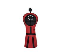 Golf Club Covers Golf Club #1#3#5 Wood Headcovers Driver Fairway Woods Cover PU Leather Head Covers Set Protector Red Golf Head Covers(31)