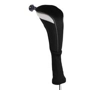Golf Club Covers Golf Club Head Covers For Woods Hybrids Value 1/2 Pack,Protective Headcovers With Interchangeable No.Tags Golf Head Covers(1 Pack-Black)